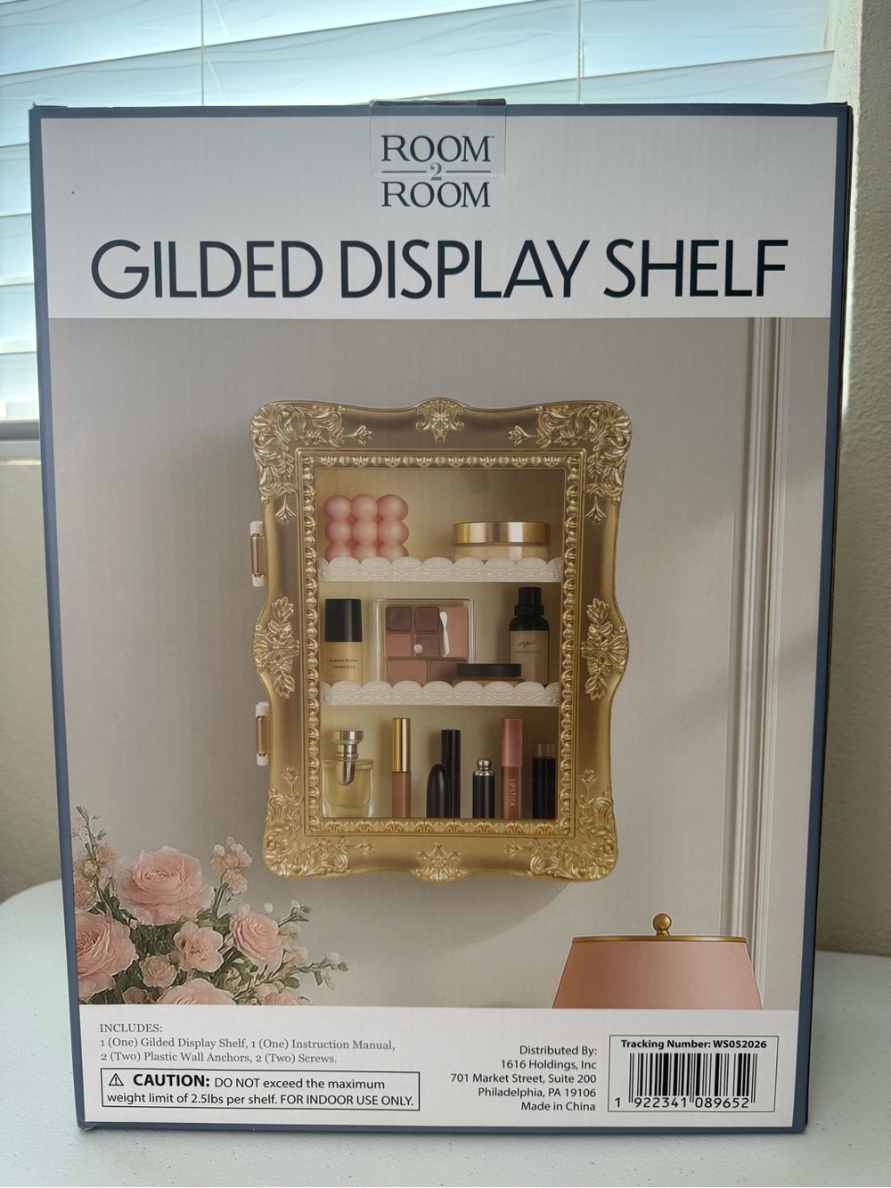 Gilded Display Shelf - Picture 3 of 7